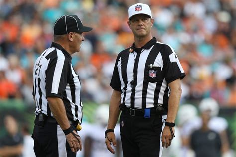 NFL Referee Assignments Week 4 Refs Assigned For Each NFL Game This Week