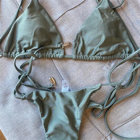 Green Bikini Set Depop