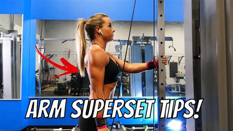 Tricep Rope Drag Pushdown And One Arm Extension Superset Tips Youtube