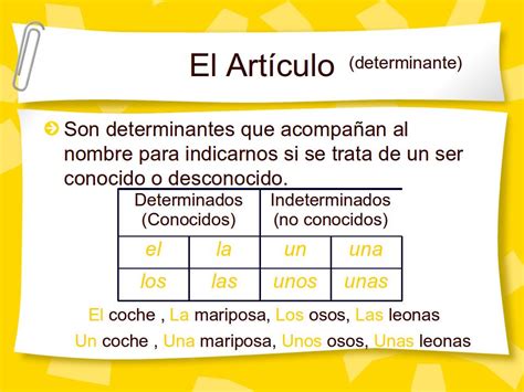 Qué Es Un Artículo En Lengua Española Con Ejemplos Unprofesor