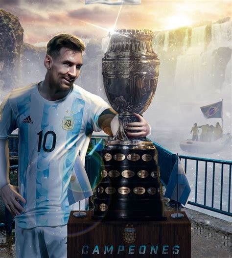 Fondos De Pantalla De Messi Con La Copa Am Rica