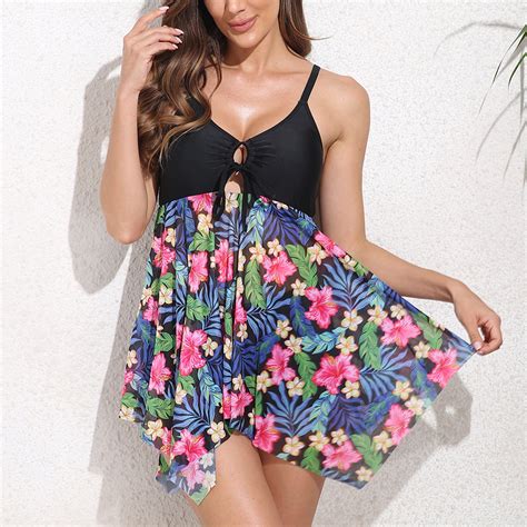 Finelylove Swimsuit Women Support Sport Bra Style Bikini Red S Walmart