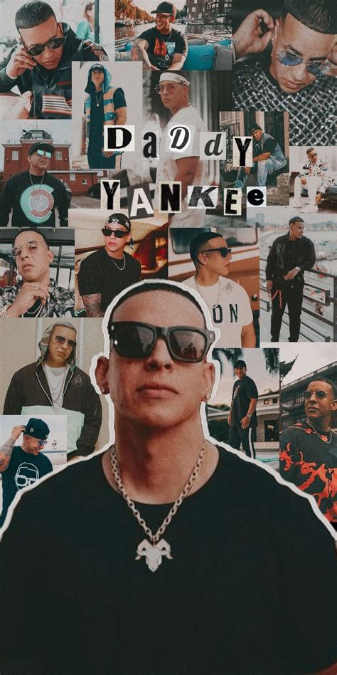 A Collage Of Photos With The Words Daddy Yankee On It