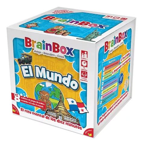 Brainbox El Mundo Juego De Mesa En Español Diverti Cuotas sin