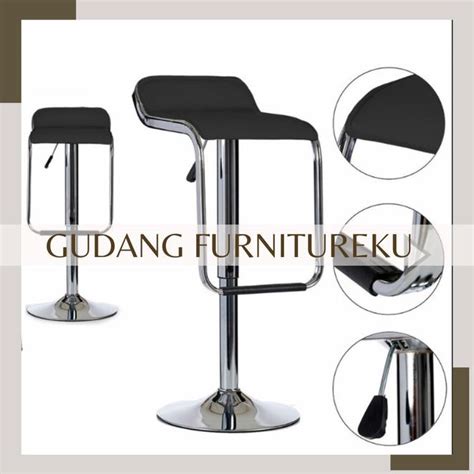 Jual Bangku Bar Persegi Kursi Cafe Minimalis Barstool Chair Kursi