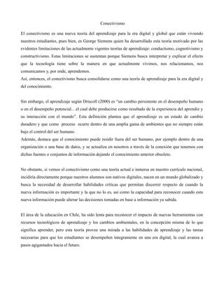 Conectivismo Pdf