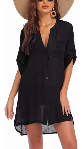 Mujer Traje De Playa Ba O Cover Up Bikini Blusas Vestidos Mercadolibre