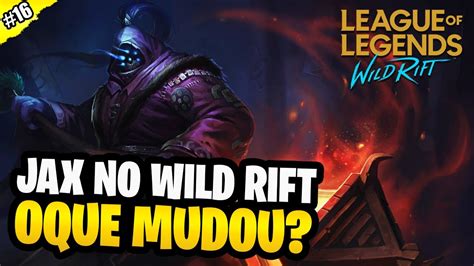 Como JOGAR De JAX No WILD RIFT BRASIL YouTube