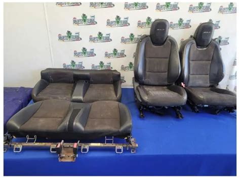 2013 2015 Chevy Camaro Zl1 Convertible Set Seats Front Back Leather