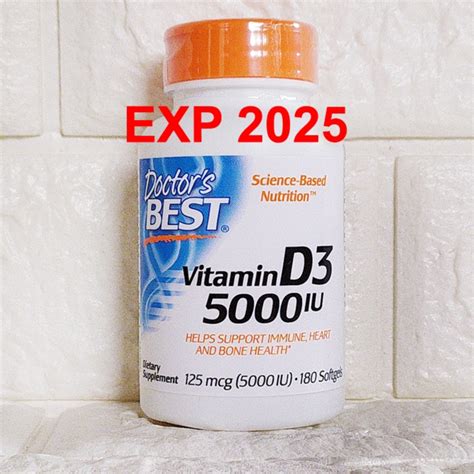 Jual Doctor's Doctor Best Vitamin D3 5000 iu Doctors Best D3 5000 iu ...