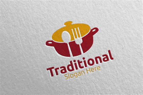 Traditional Food Logo For Restaurant Or Cafe 33 By Denayunethj