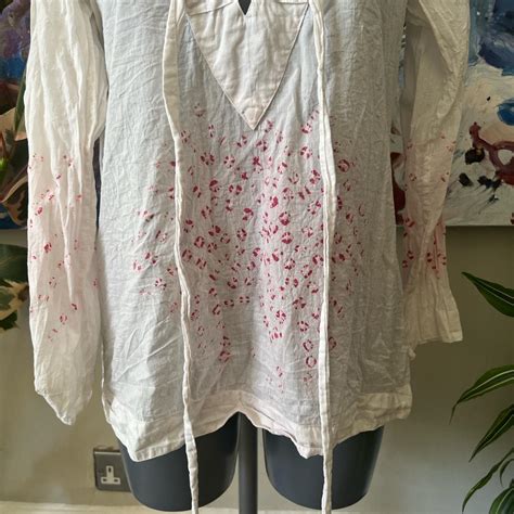 100 Cotton Antik Batik Cover Upblousetunic With Depop