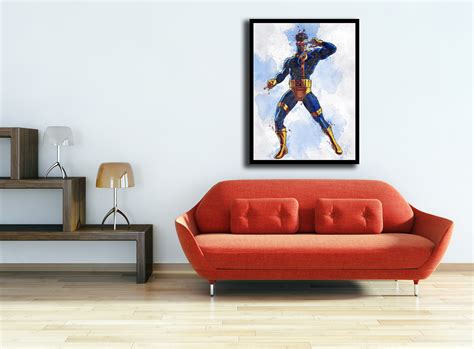 CYCLOPS Marvel Poster X Men Poster Cylclops Digital - Etsy