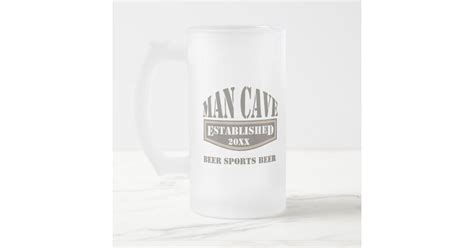Man Cave Beer Mug Zazzle