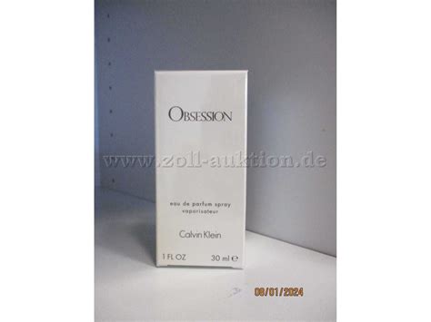 Zoll Auktion 13 Calvin Klein OBSESSION Eau De Parfum 30ml ID 830524