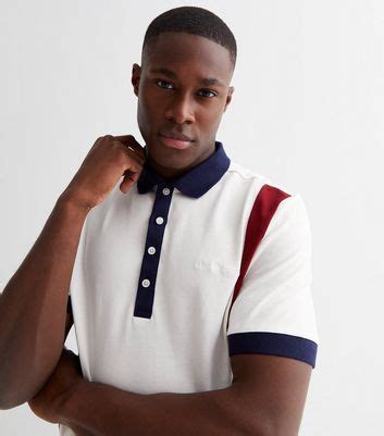 Ben Sherman White Colour Block Polo Shirt New Look