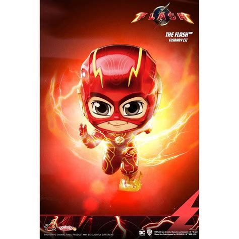 Hot Toys The Flash Movie Flash Batman Cosbaby Convention Exclusive Vinyl Figures Action
