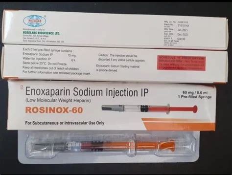 Rosinox Enoxaparin Injection Mg Ml At Rs Piece In