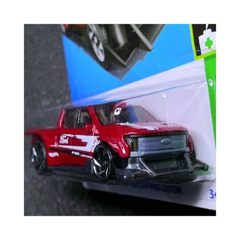 Hot Wheels Ford F Lightning Custom Red Mainline Case B C In Stock