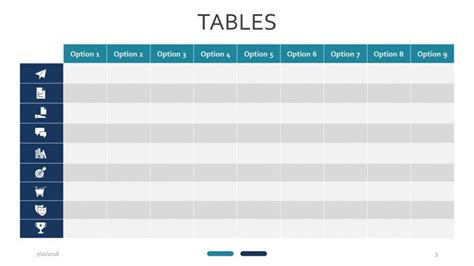 Tables | Free PowerPoint Template