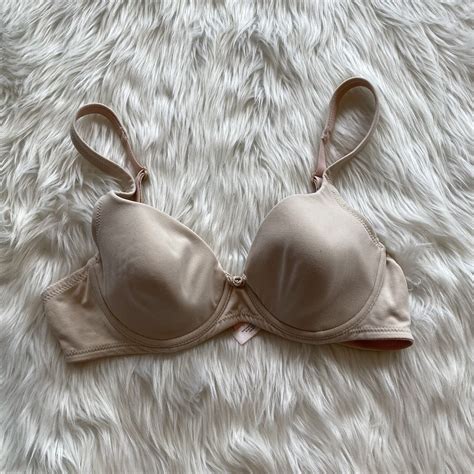 Victoria Secret Tank Non Padded Nude Wire Bra Size B Gem