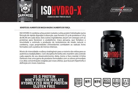 Whey Protein Isolado Iso Hydro x 907gr Integral Médica Mercado Livre