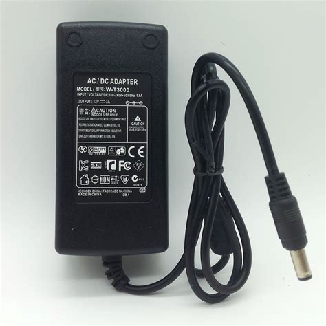 12V 3A 36W AC To DC Constant Voltage Converter Power Adapter