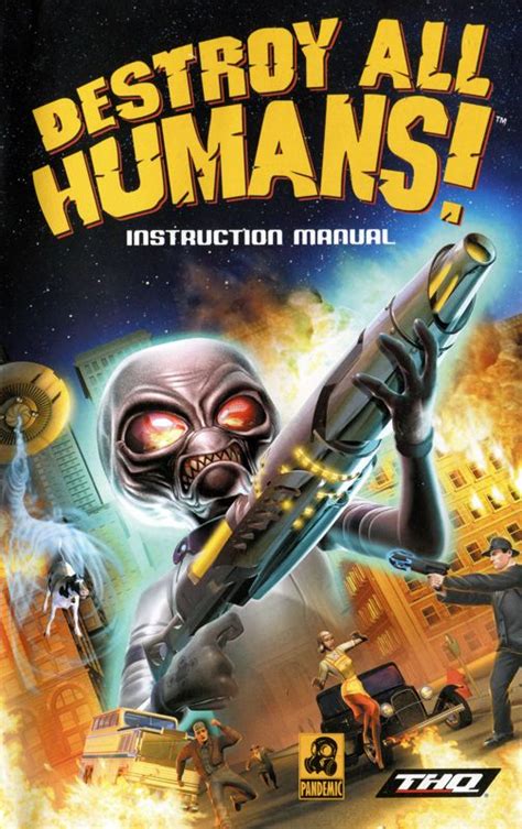 Destroy All Humans Cover Or Packaging Material Mobygames