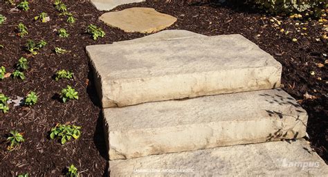 Landing Stone Steps Natural Stone Textured Steps
