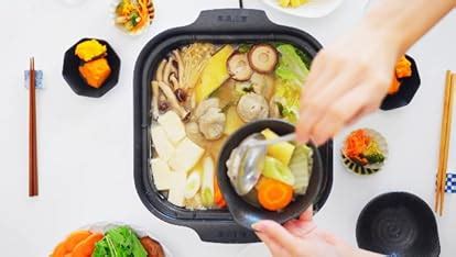 Amazon Co Jp Electric Hot Pot Grill Pot For Shabu Shabu In Tabletop Pot Multi