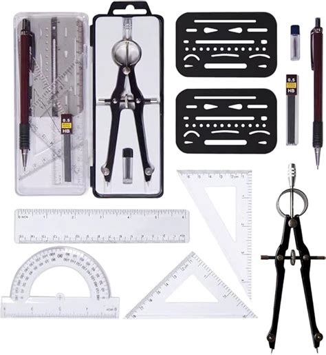 Compass For Geometry 10 Pcs Drawing Compass Geometry Drawing Tools And Kits Geometry