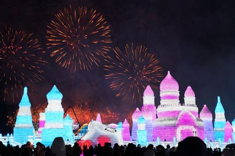 Festival Es Dan Salju Internasional Harbin Ke 40 Resmi Dimulai Di China