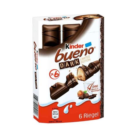 Купить Батончики Kinder Bueno Dark Chocolate 6s 129 g, цена 222.30 грн ...