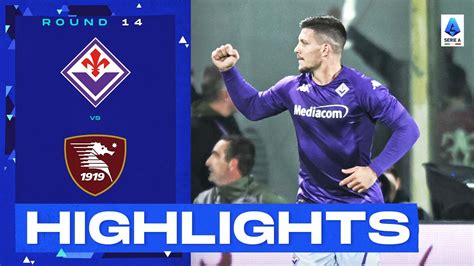 Fiorentina Salernitana Jovic Wins It For Fiorentina Goals