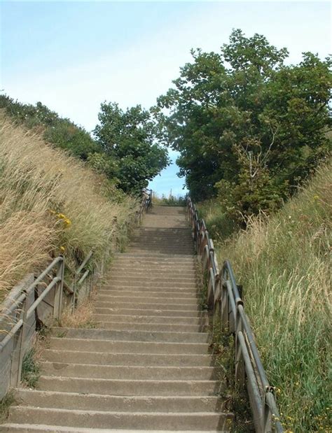 ascending sewerby steps jthomas cc  sa geograph britain