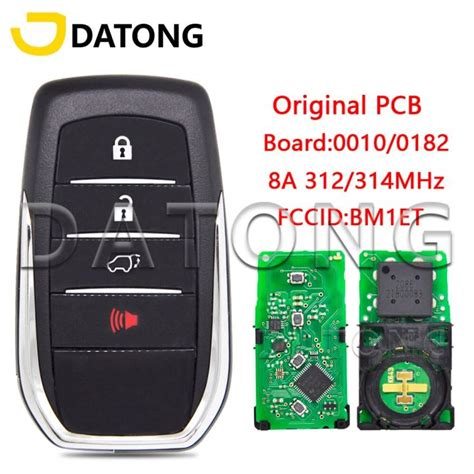 Datong World Car Remote Control Key For Toyota SW4 Original PCB Board