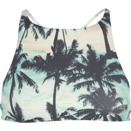Billabong La Isla High Neck Reversible Bikini Top Women S Clothing