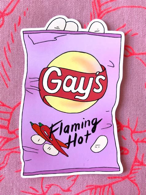 Gay Snack Sticker Pack Vinyl Sticker Lovestruck Prints Etsy