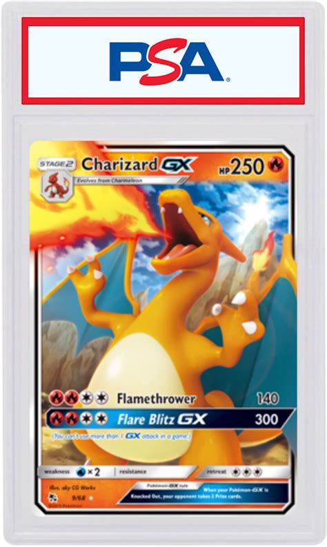 Charizard Gx Psa Hidden Fates Pokemon Cards Town Green