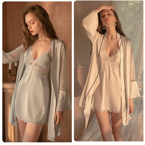 Jual Mysweety Satu Set Sexy Lingerie Kimono Baju Tidur Y Shopee Indonesia