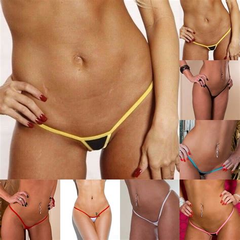 Colorhm Sexy Women Low Rise Thong G String Panties Briefs Underwear Thong Lingerie Shopee