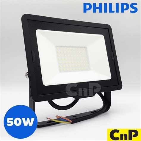 PHILIPS โคมฟลดไลท โคมสปอตไลท โคมไฟสนาม LED 50W รน BVP 150 Shopee