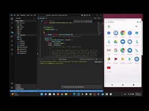 primera aplicación con Flutter - YouTube