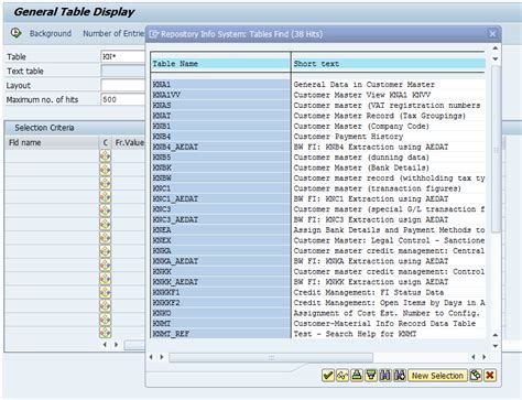 Sap Standard Tables Sap Community