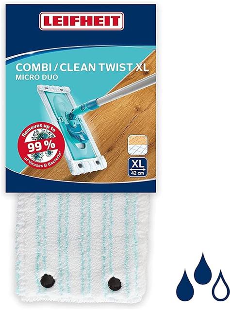 Leifheit Clean Twist XL Micro Duo Wisser Voor Alle Vloertypen