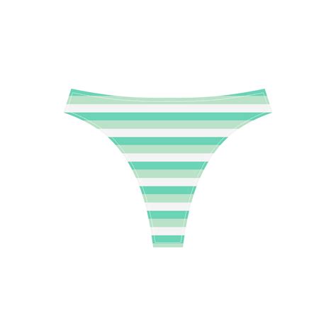 Mint Stripes Sport Top High Waisted Bikini Swimsuit Model S Id D