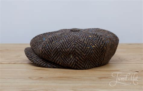 Коричневая твидовая восьмиклинка в ёлочку 1920 City Sport [39003ru]