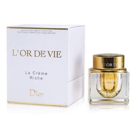 Christian Dior L Or De Vie La Creme Riche Ml Oz Strawberrynet Hken