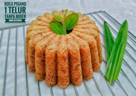 Resep Bolu Pisang Telur Takaran Sendok Tanpa Mixer Oleh Ibnu Kitchen