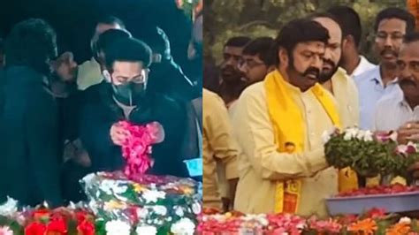 Death Anniversary Of Nt Rama Rao Junior Ntr And Nandamuri Balakrishna